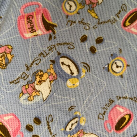 VINTAGE DISNEY Direct women's size large L Grumpy good morning pj pajama pants - Picture 6 of 10